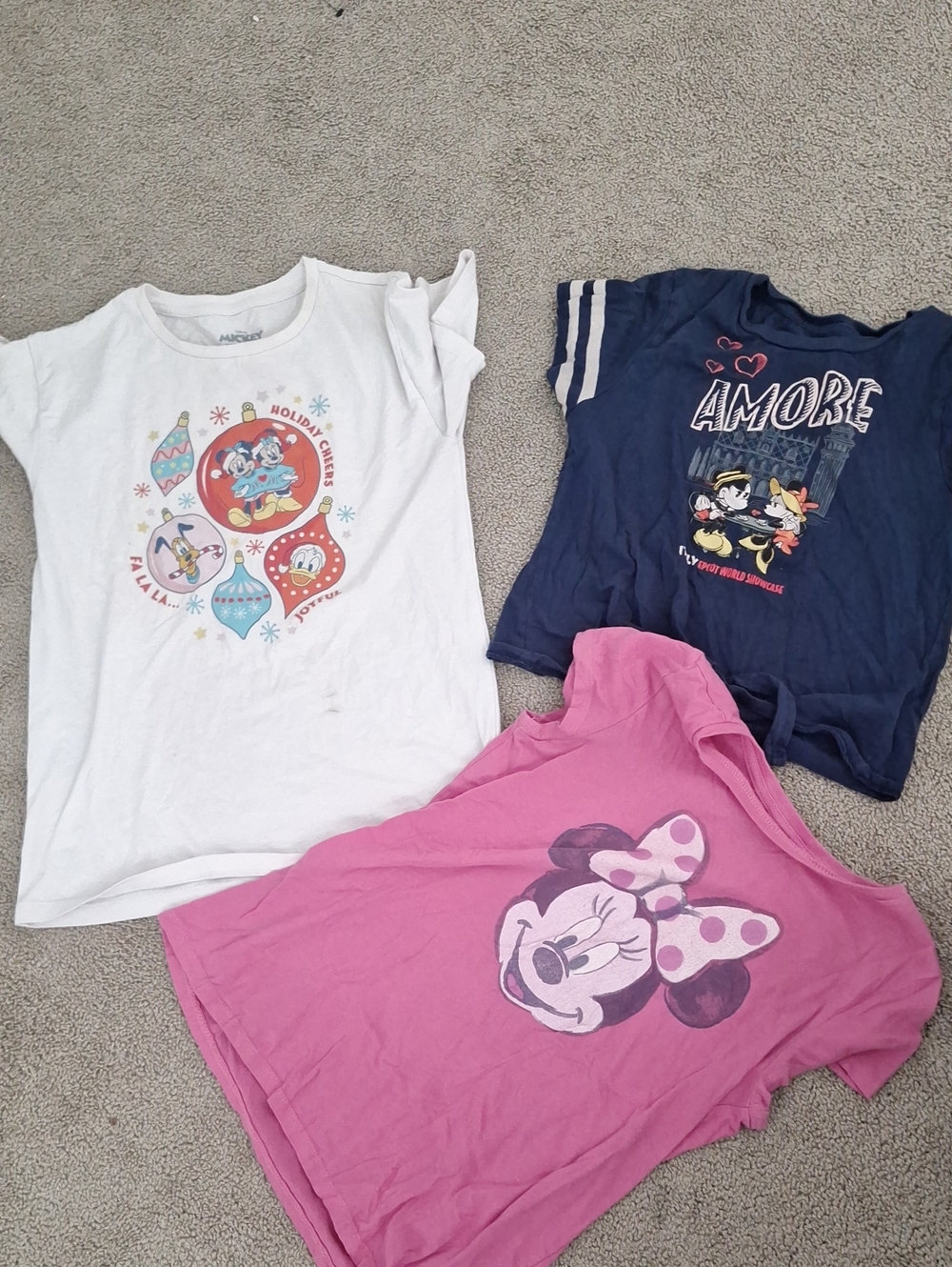 Disney Mickey and Friends Graphic Tees - 3pack